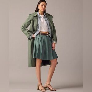 JCrew Pleated Mini in Stretch Twill size 14
